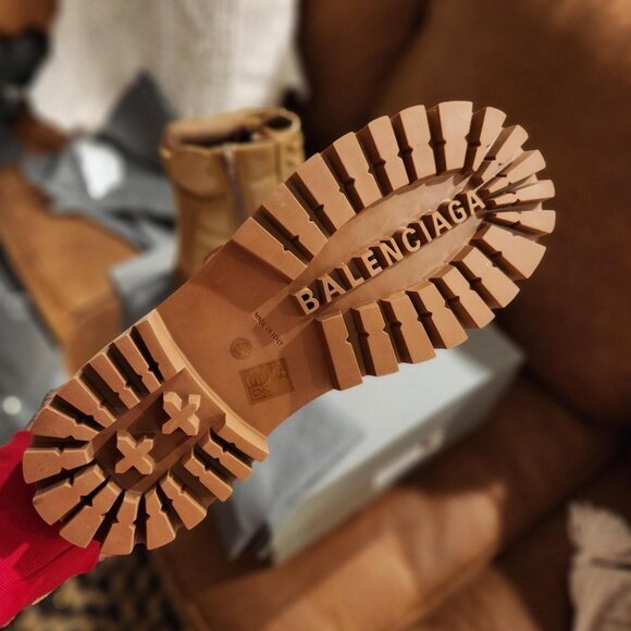 Beige Balenciaga Combat Strike boot in canvas - 10 /43 - Picture 3 of 3